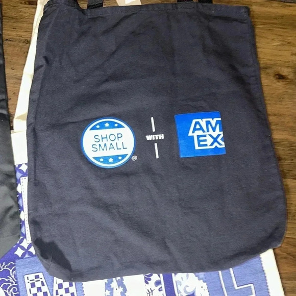 SHOP SMALL BUSINESS SATURDAY Bundle 7 Bags, 1 Card, 12 Stickers, Window Clings - Picture 16 of 16